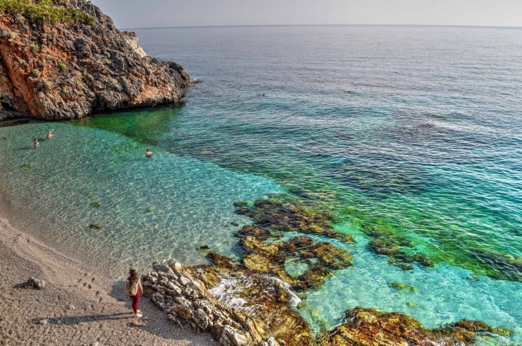 zingaro nature reserve hiking sicily travel beach