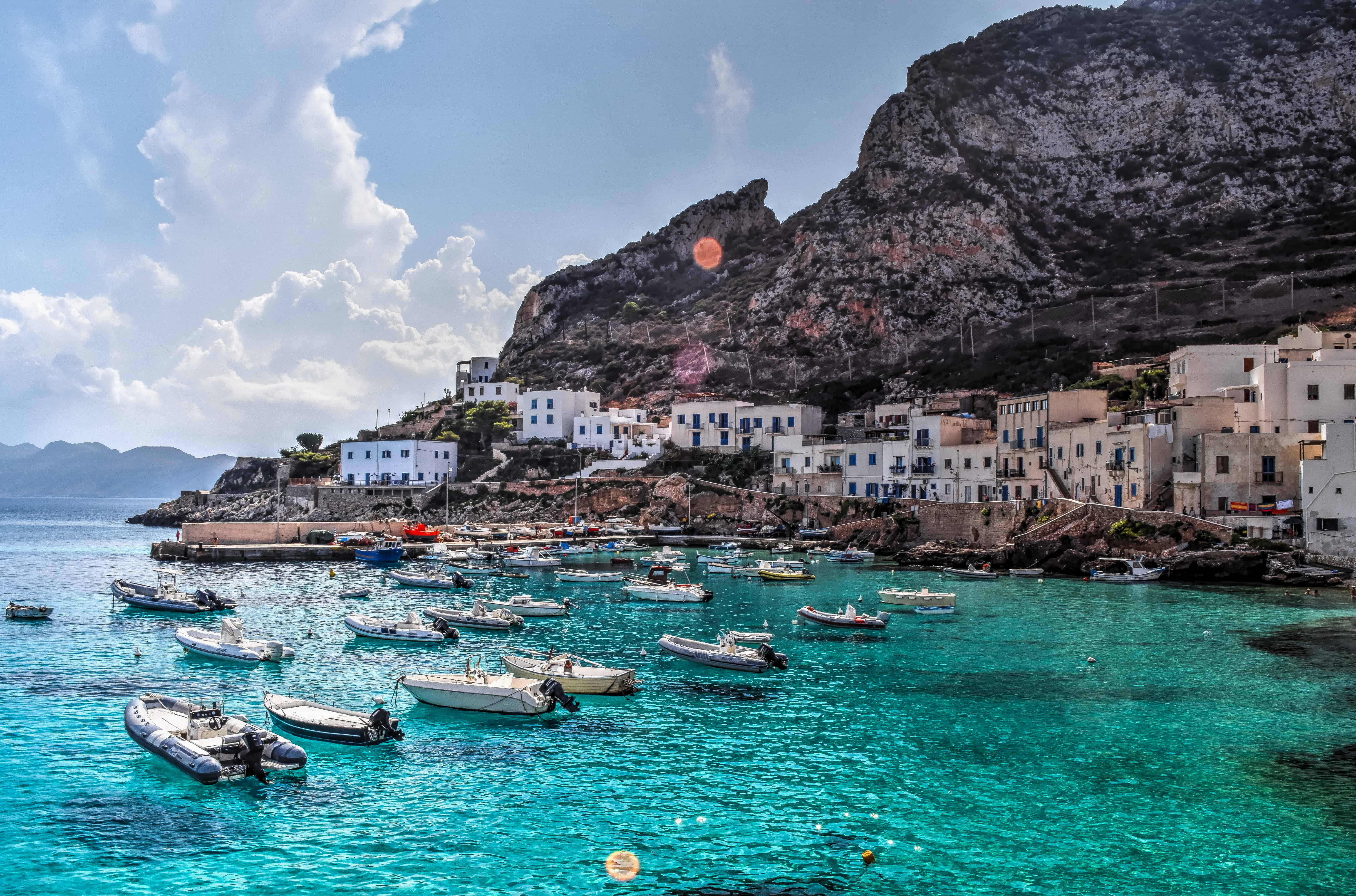 Levanzo marina egadi islands sicily travel