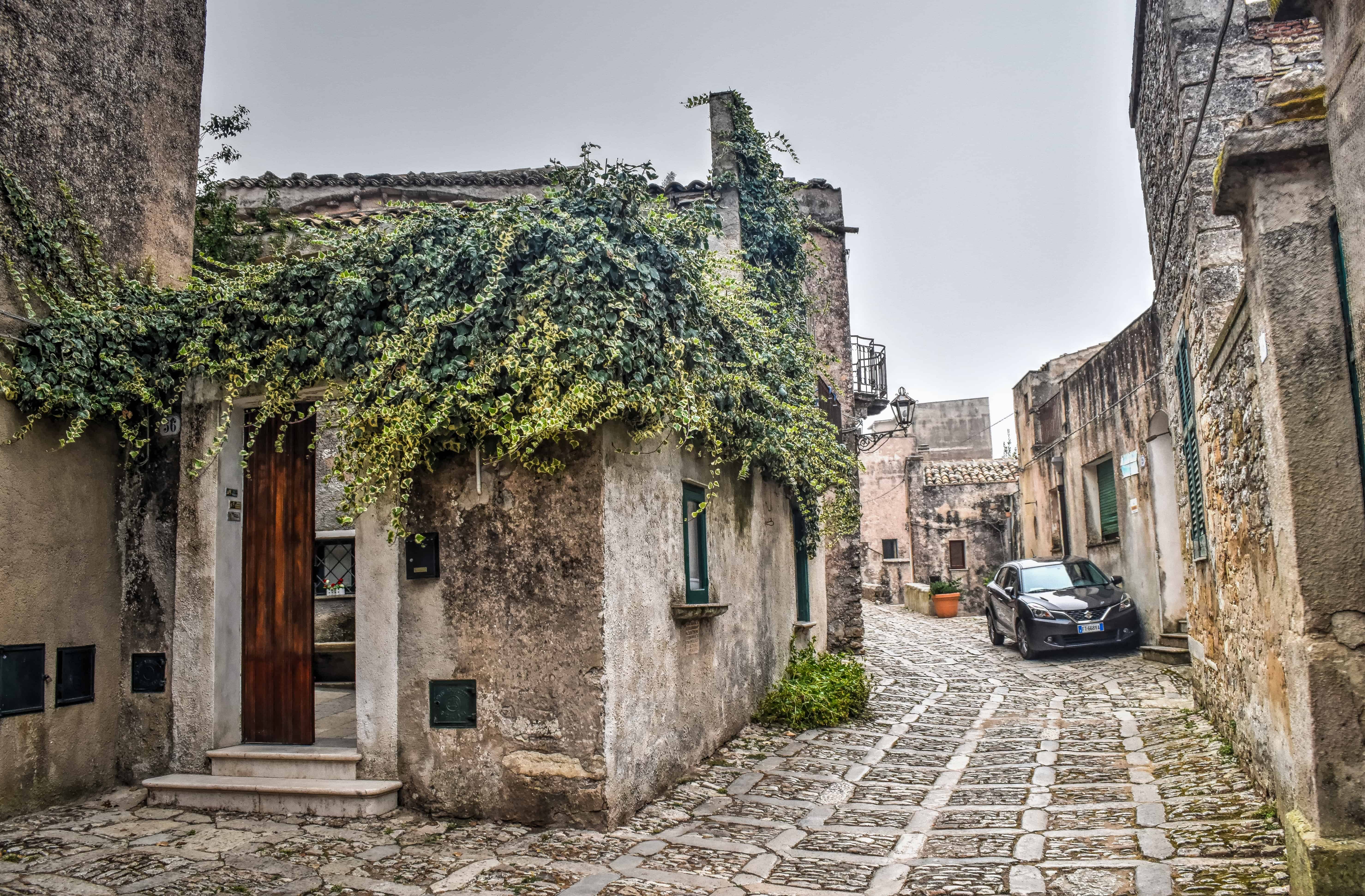 Erice sicily travel street