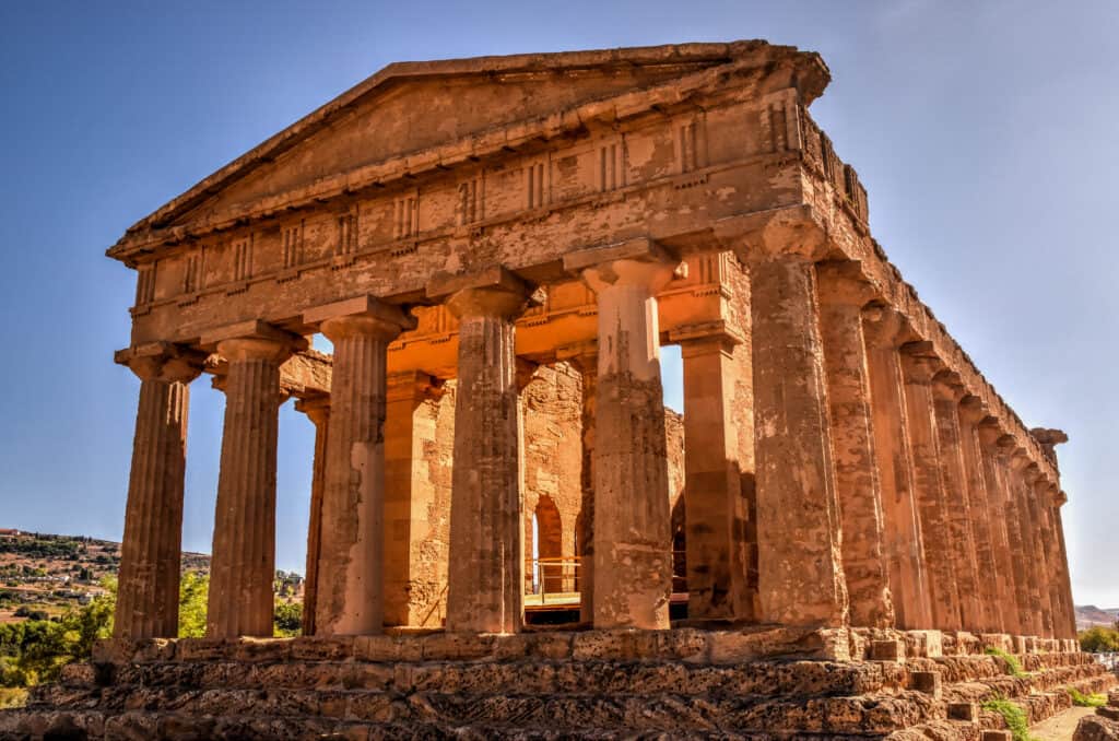 greek temples valley agrigento sicily