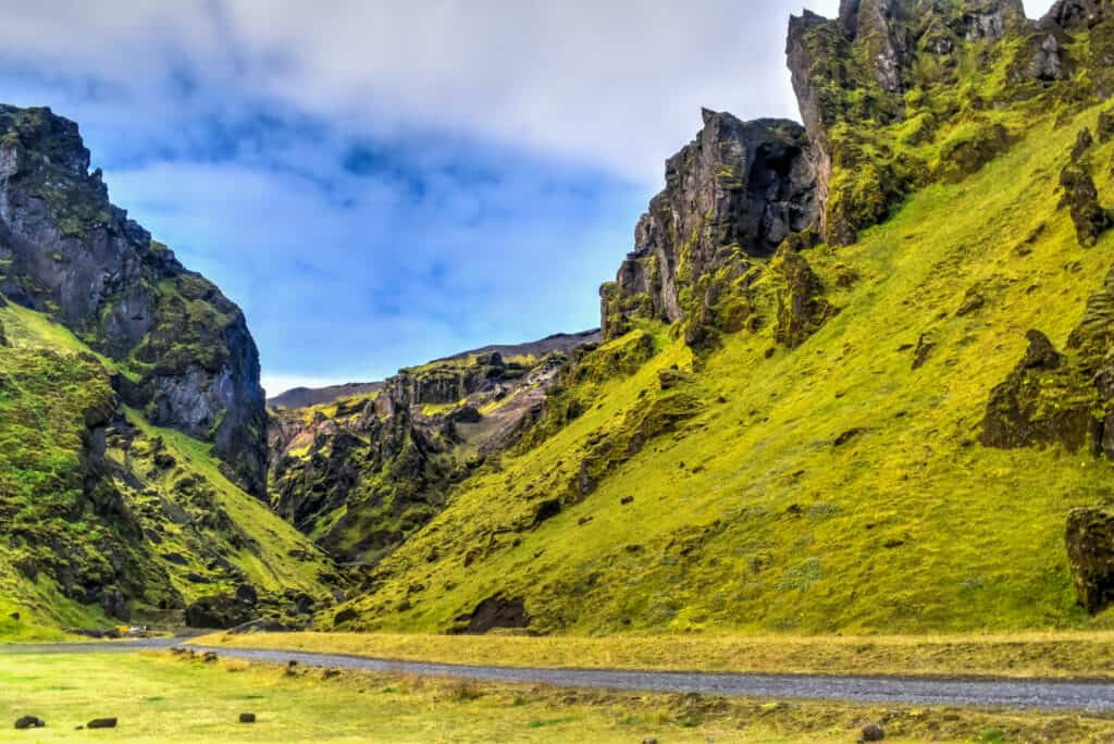 Þakgil campground iceland