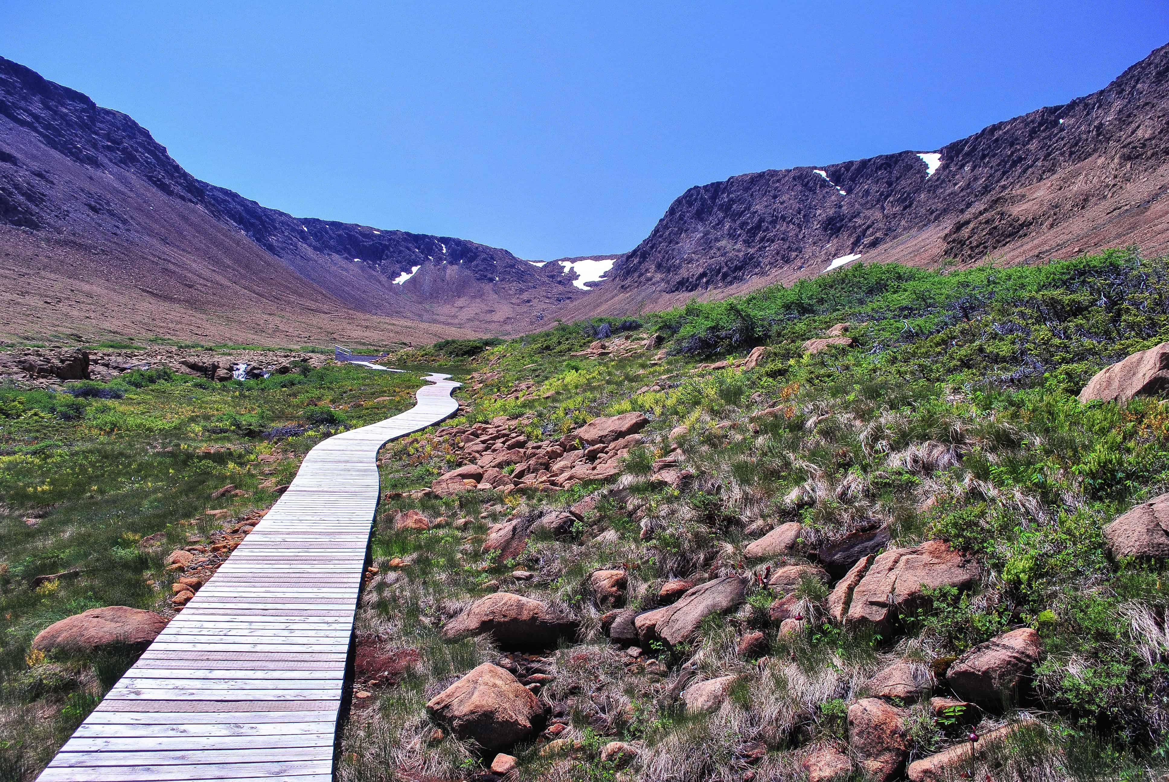 iking tablelands gros morne national park newfoundland