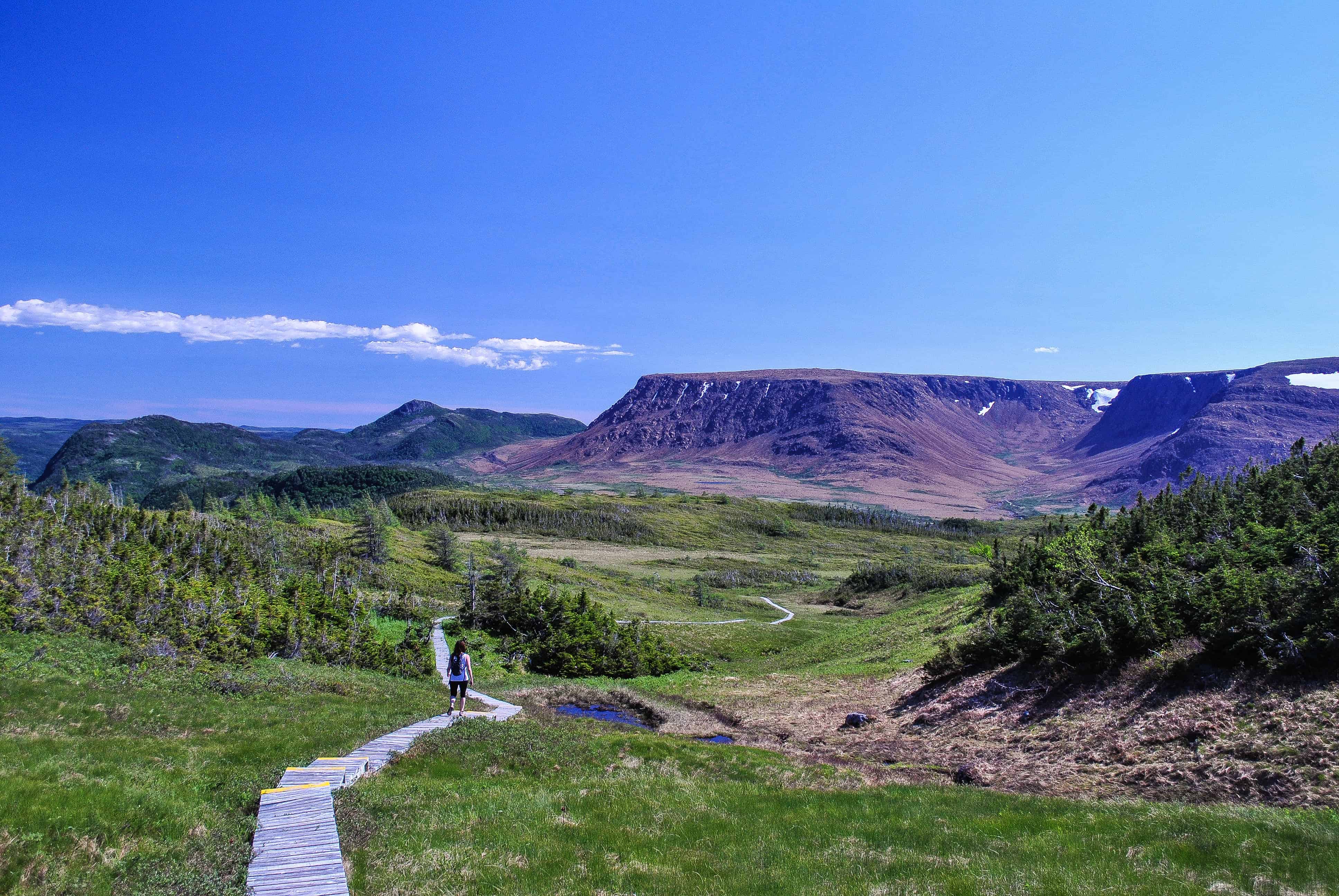 hiking tablelands gros morne national park newfoundland