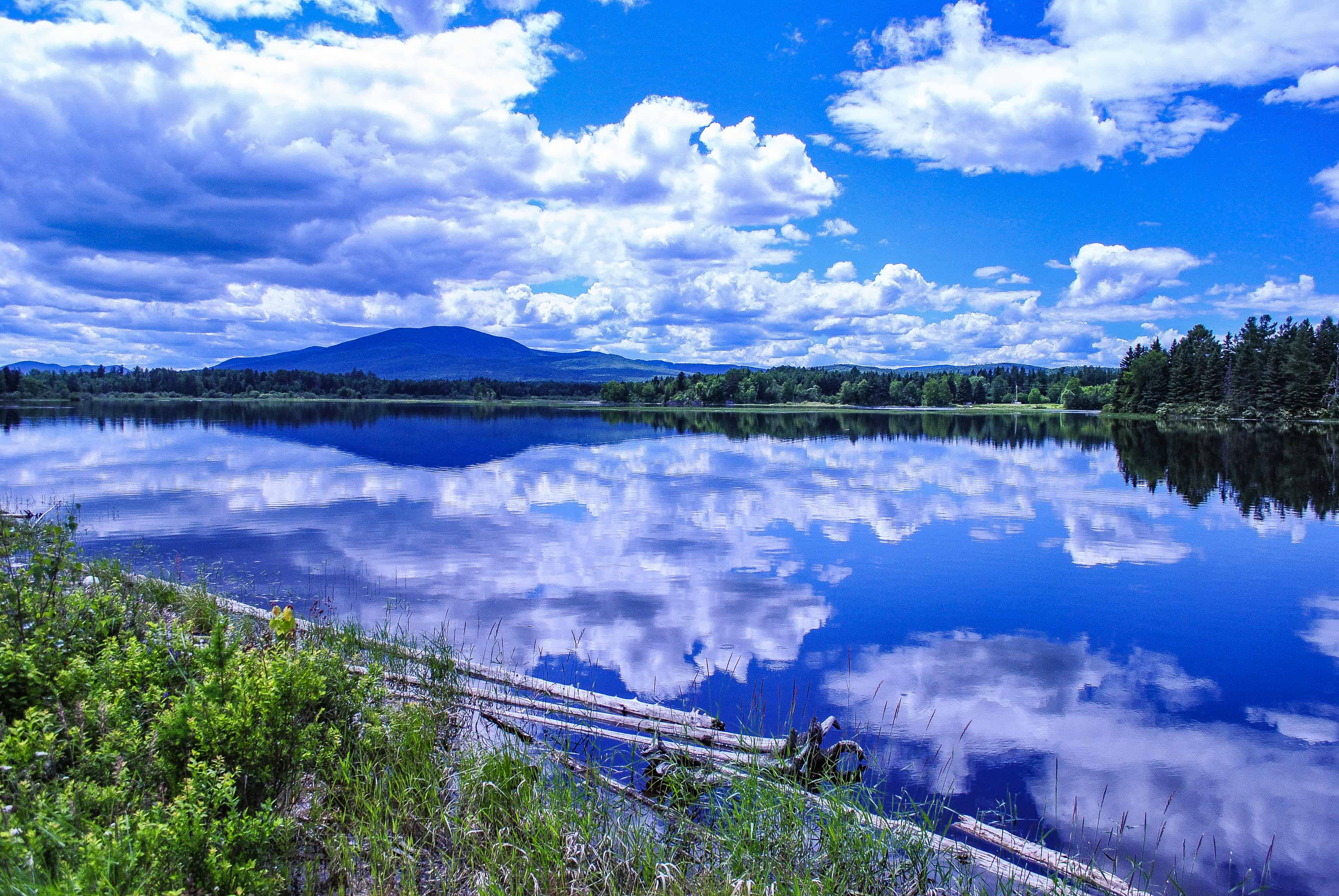 Driving across Maine