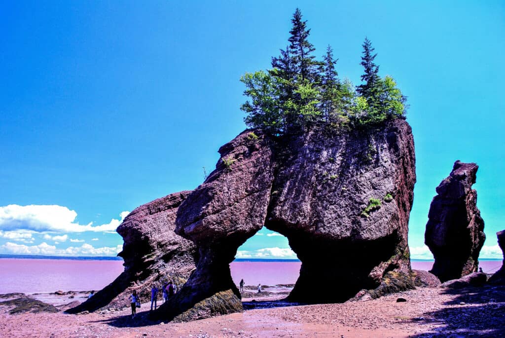 Atlantic Canada -Hopewell Rocks and the Bay of Fundy