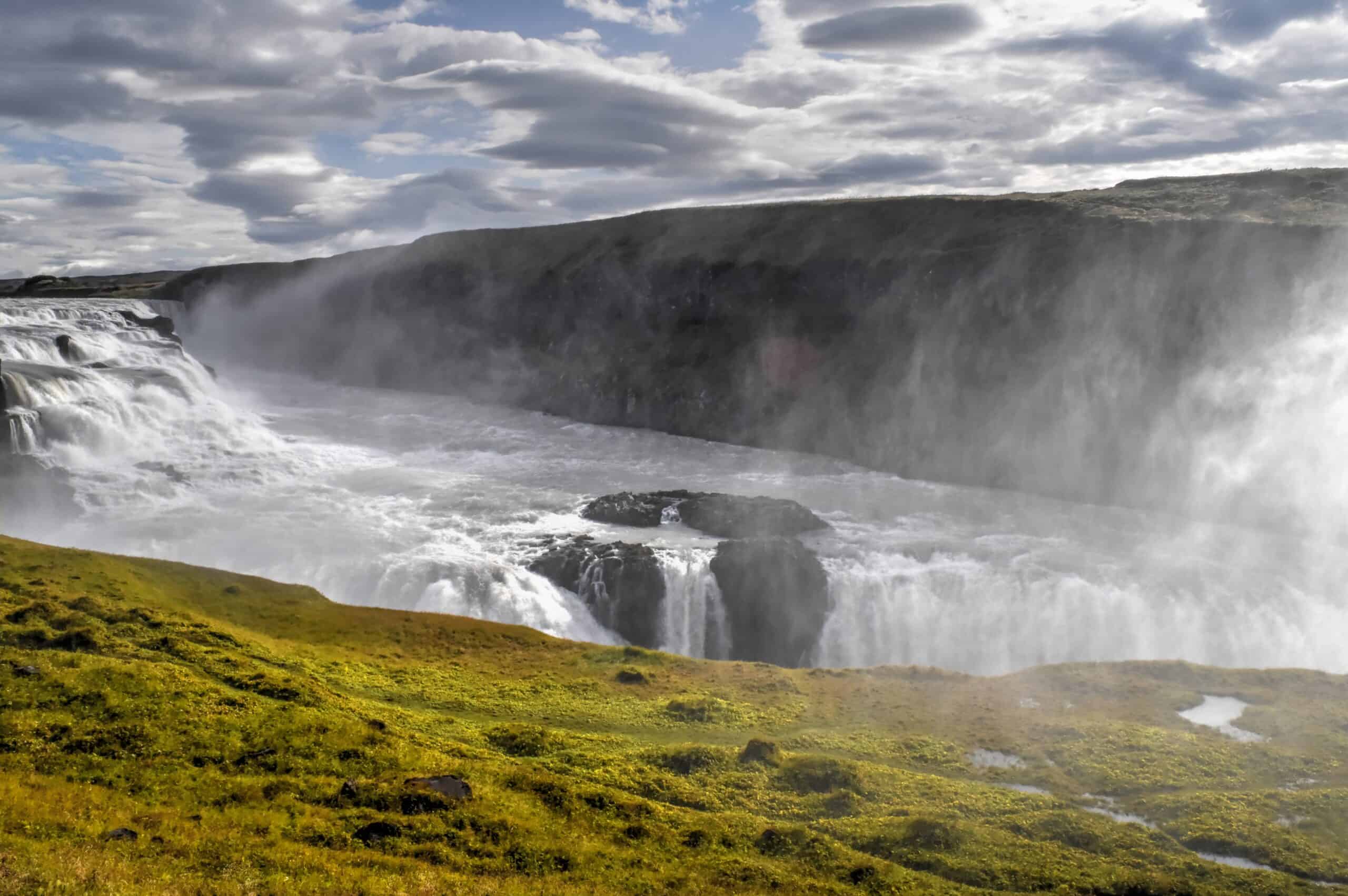 Gullfoss Iceland Waterfall Golden Circle