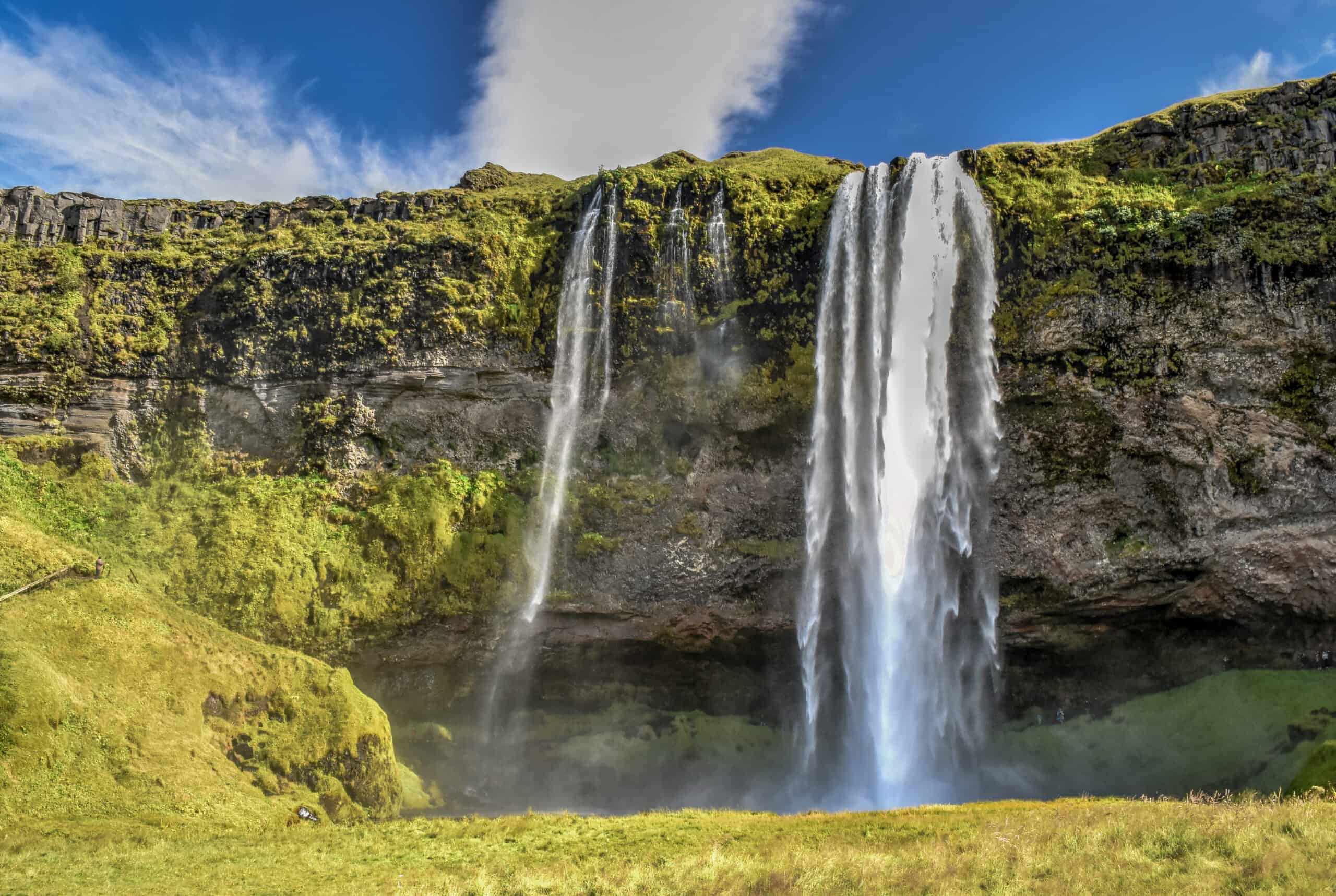 Seljalandsfoss waterfall iceland