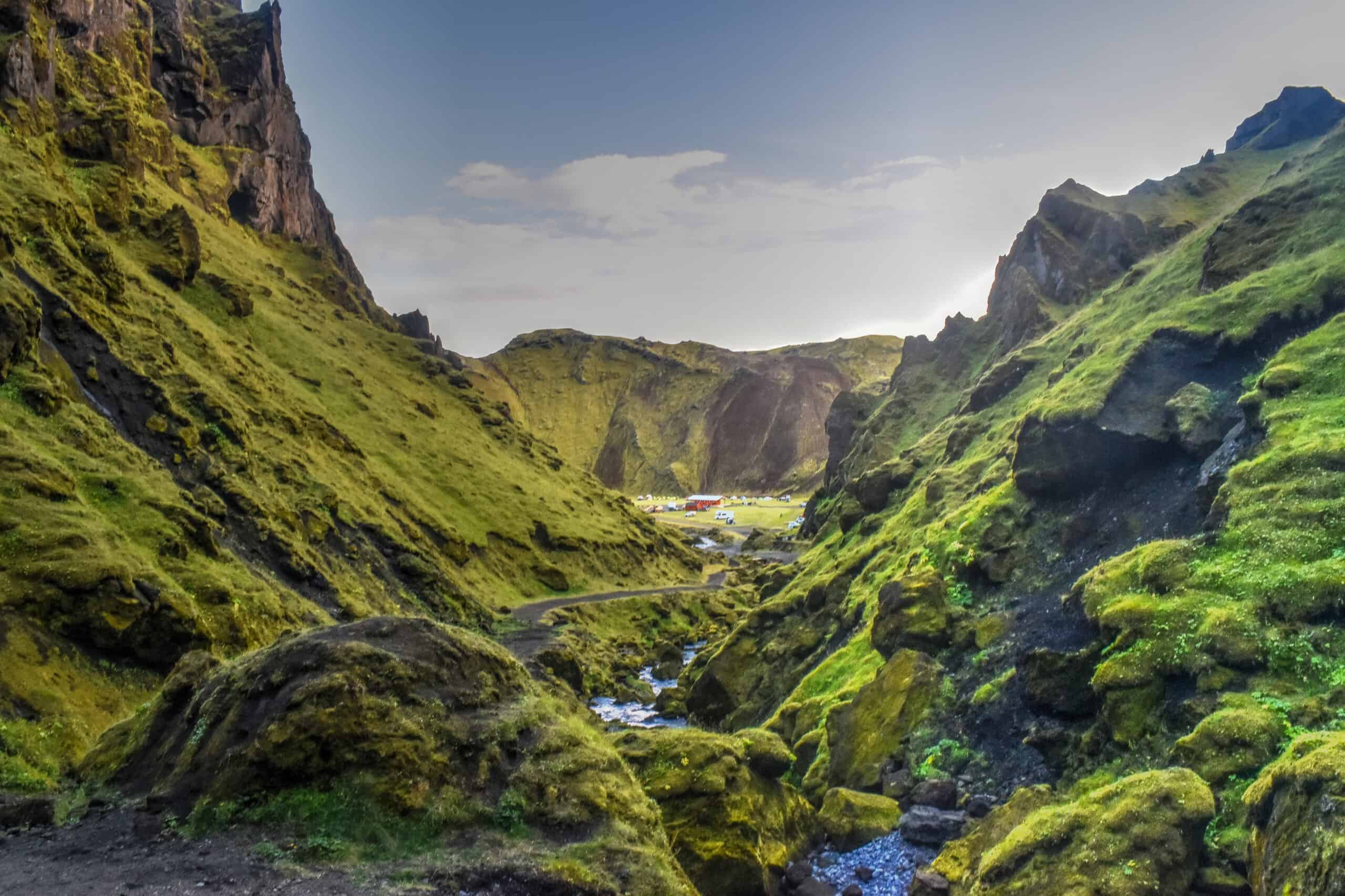 Þakgil campground iceland