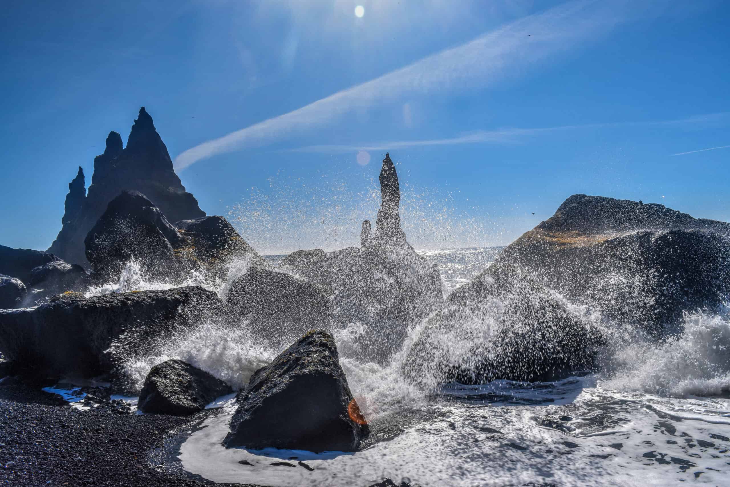 Reynisfjara black sand beach iceland