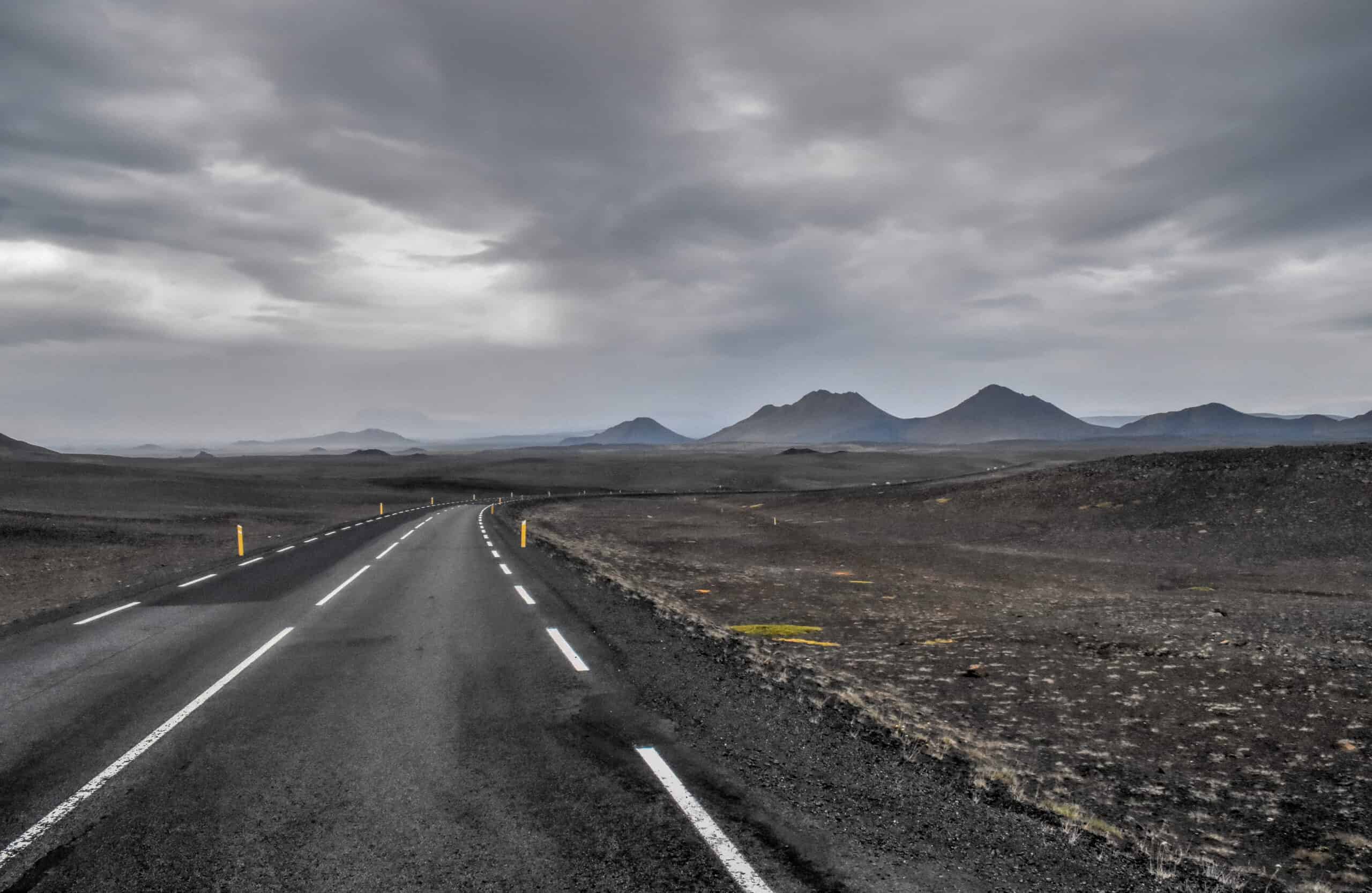 iceland ring road landscapes dark moody