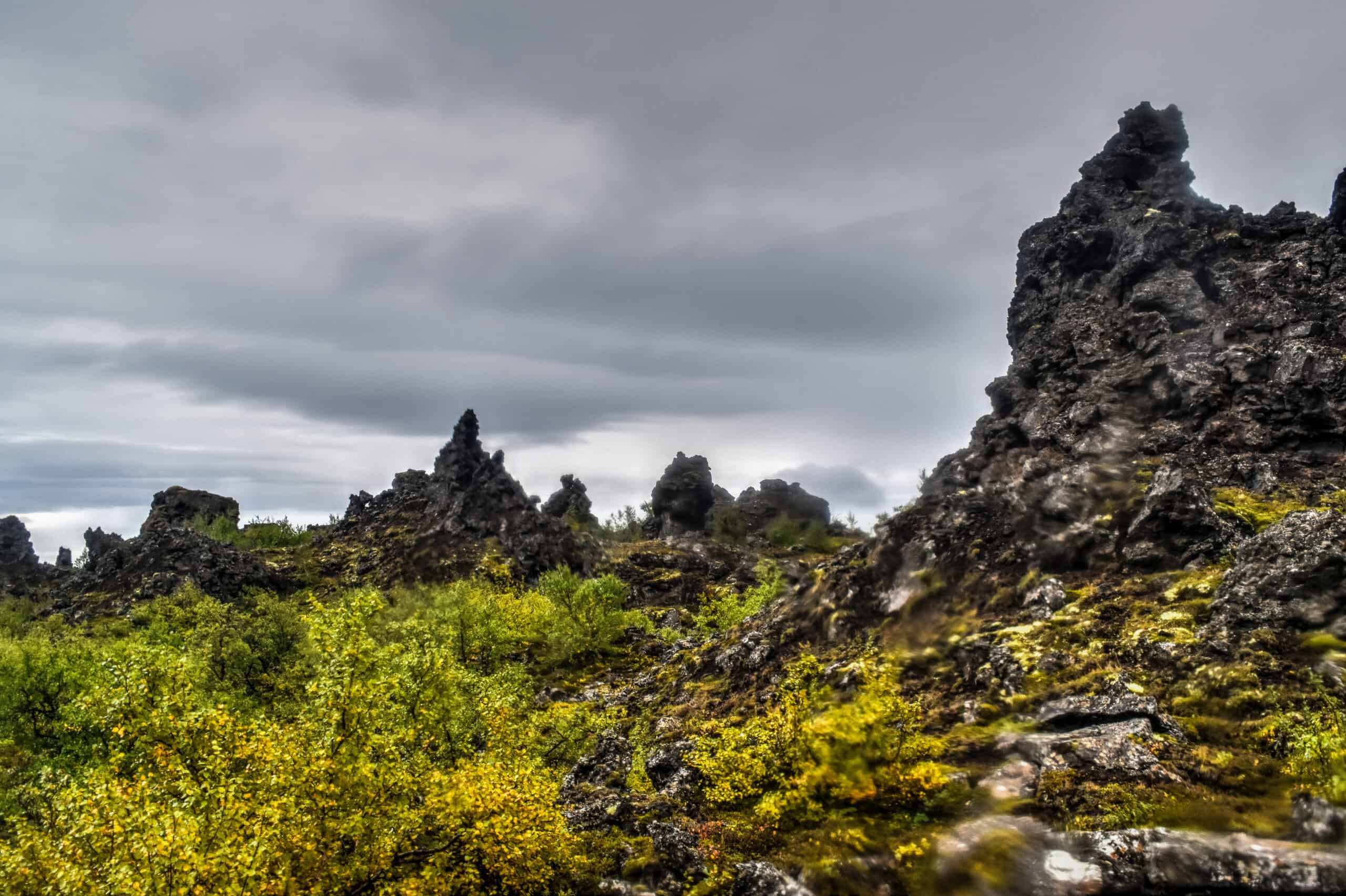 Dimmuborgir iceland myvatn