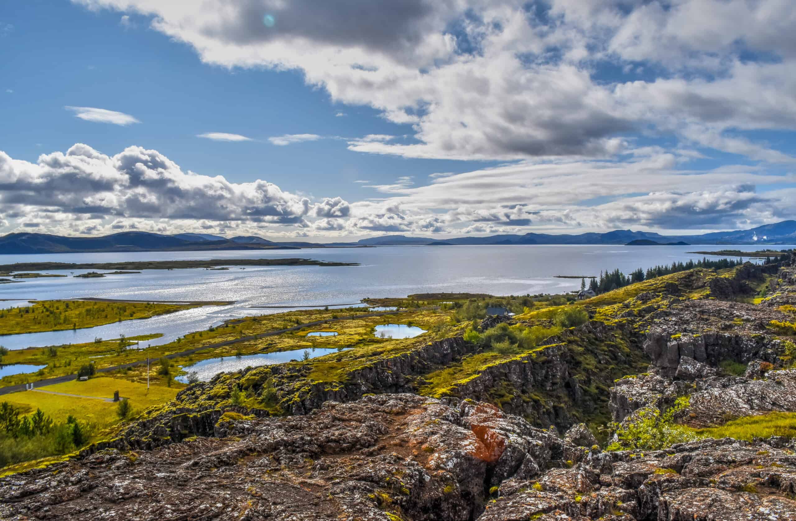 Þingvellir National Park iceland lake