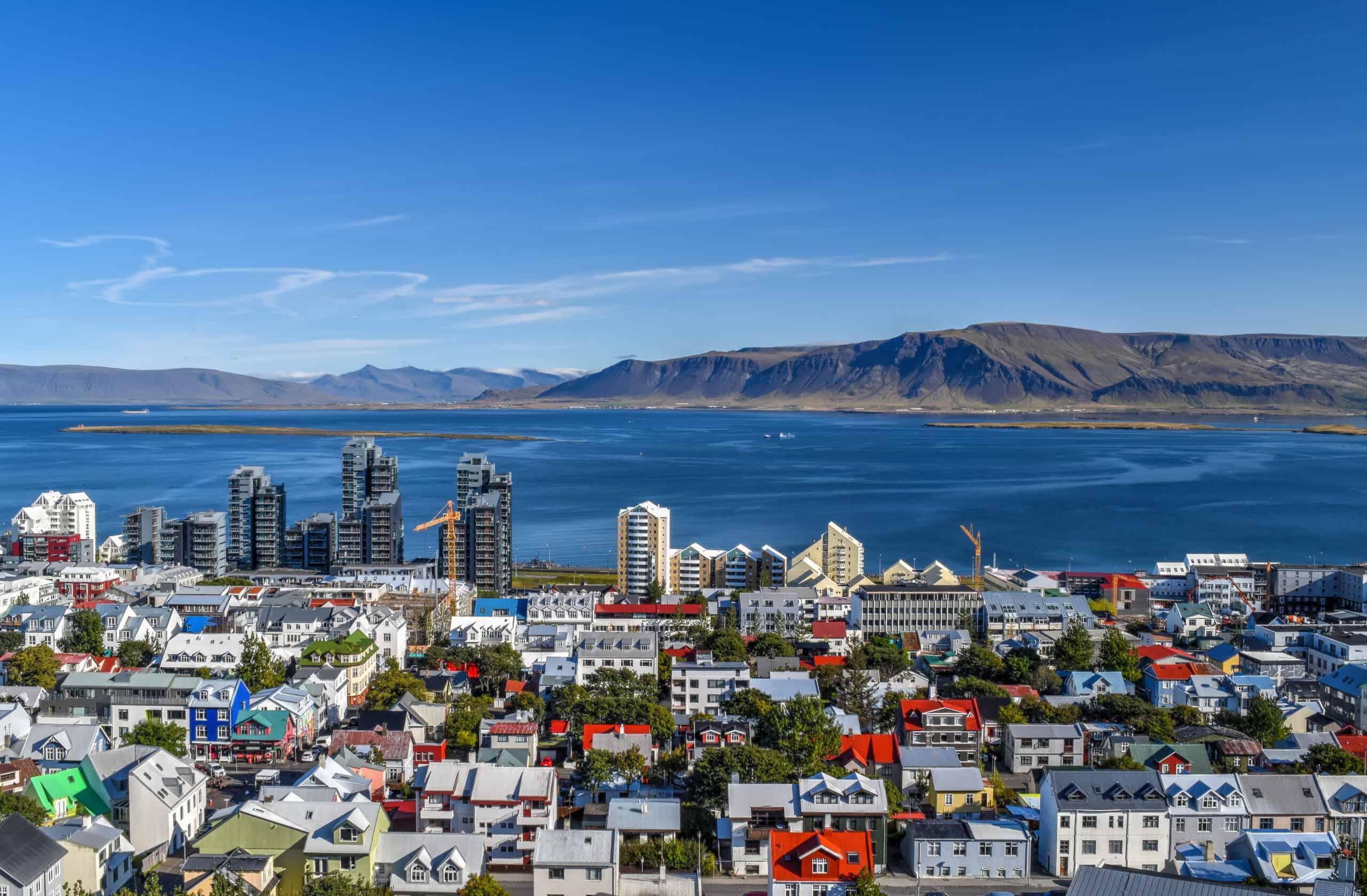 view from Hallgrímskirkja reykjavik