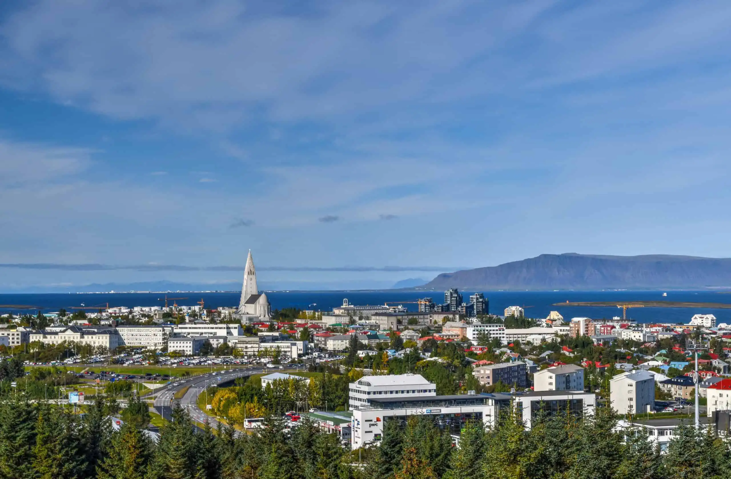 view from perlan reykjavik