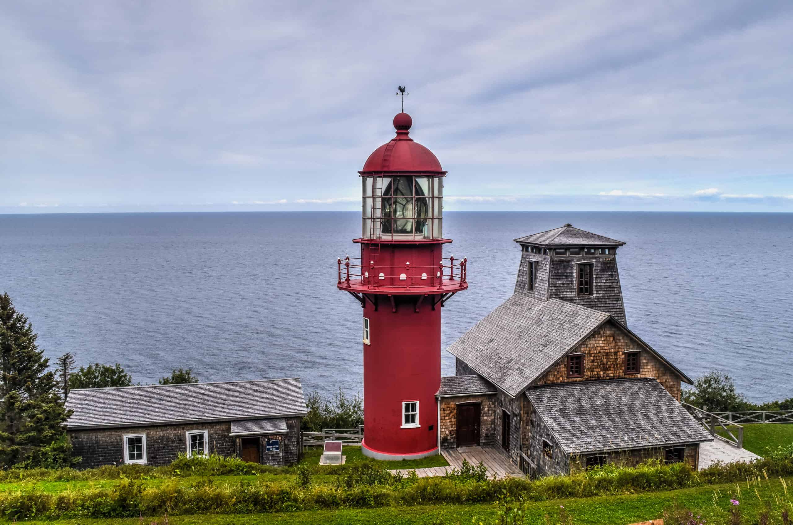 Pointe-à-la-Renommée Lighthouse in gaspésie