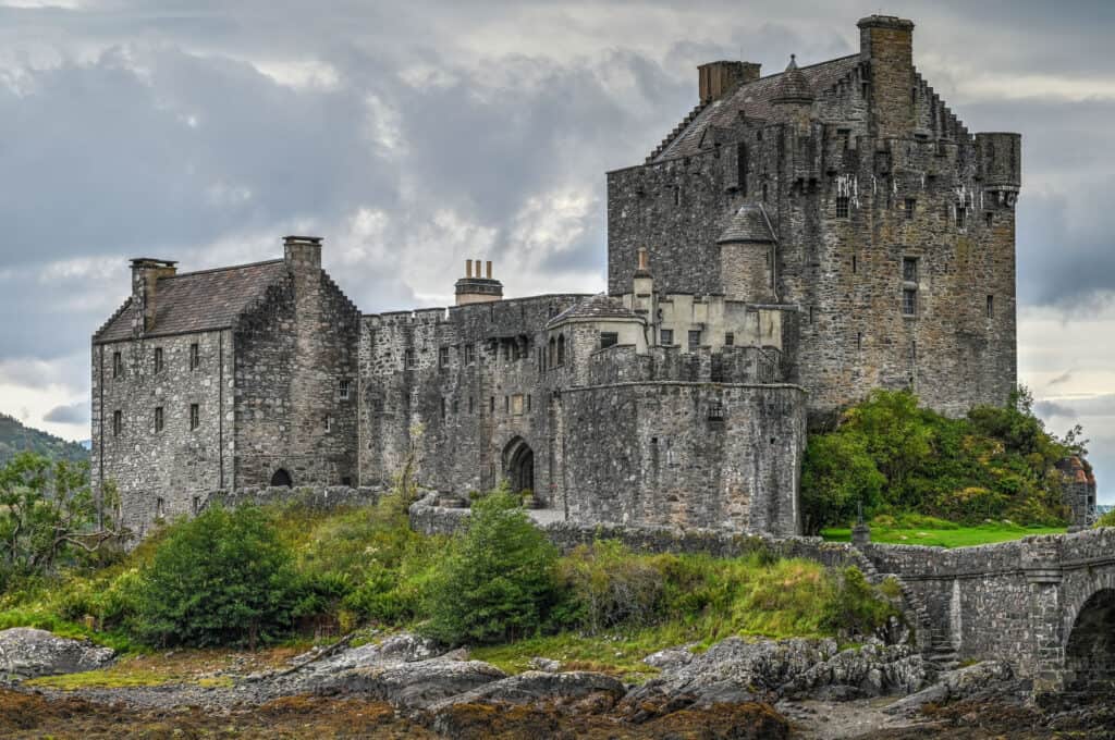 Eilean Donan Castle close up