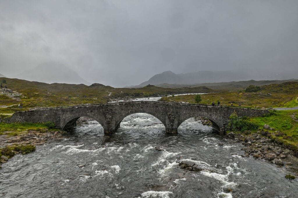 Sligachan Bridge clouds