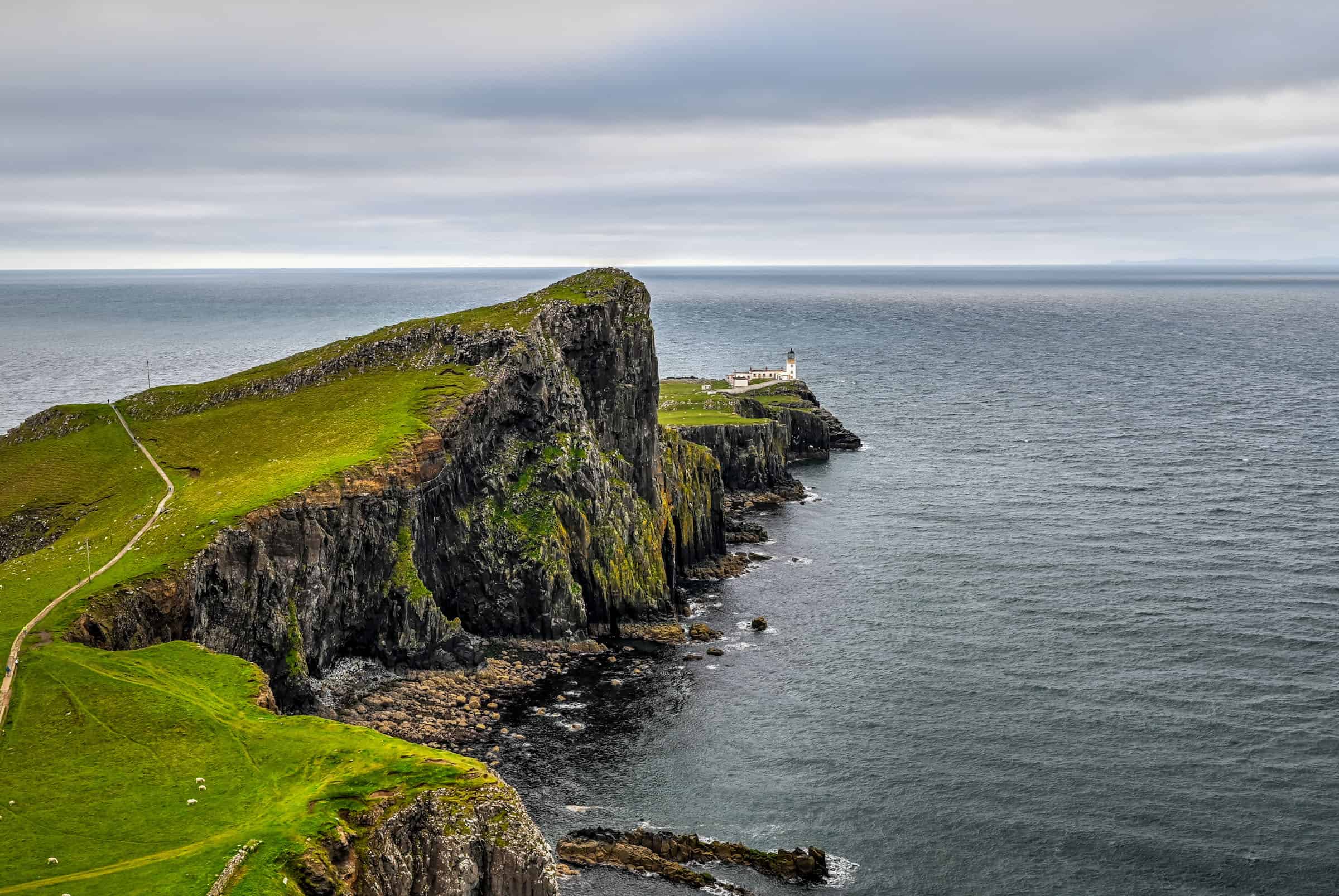 moody neist point lighthouse isle of skye