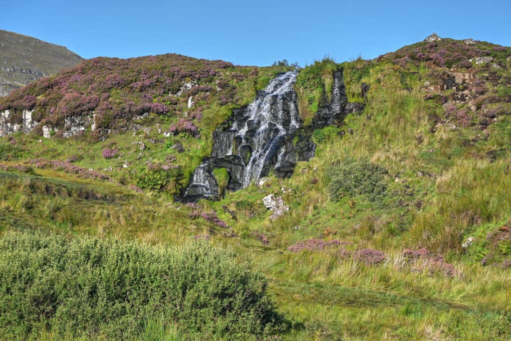 Bride's Veil Falls Skye Trotternish Peninsula