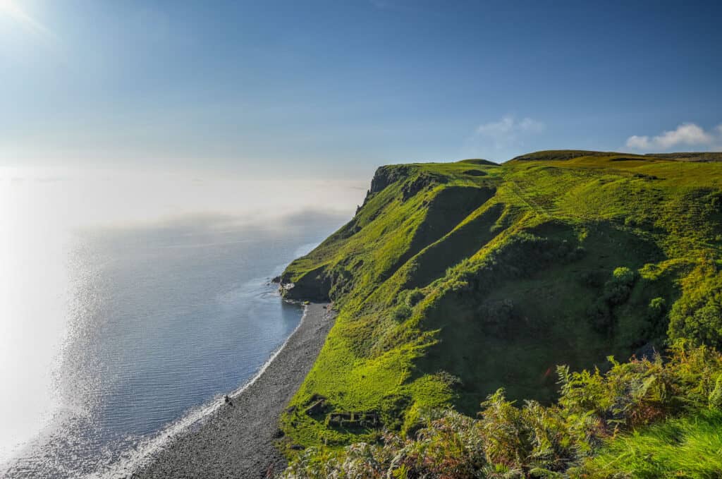 coastline near Lealt Falls skye trotternish