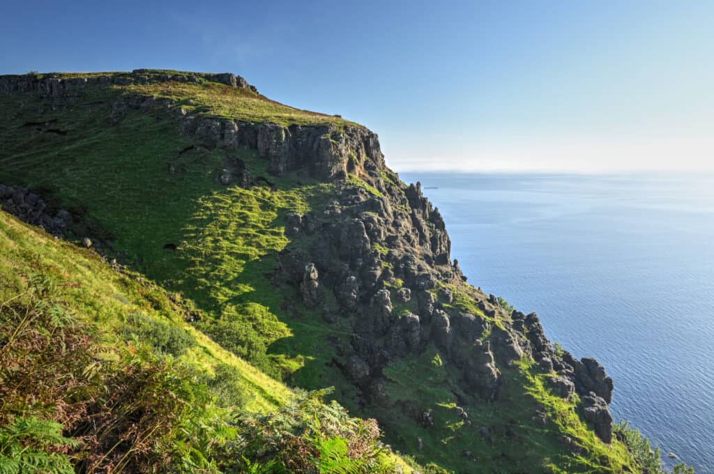 coastline near Lealt Falls skye trotternish