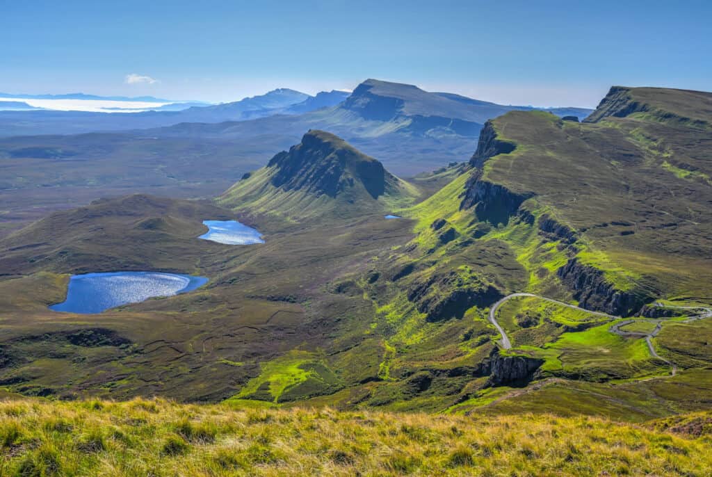 skye's quiraing trail stunning views