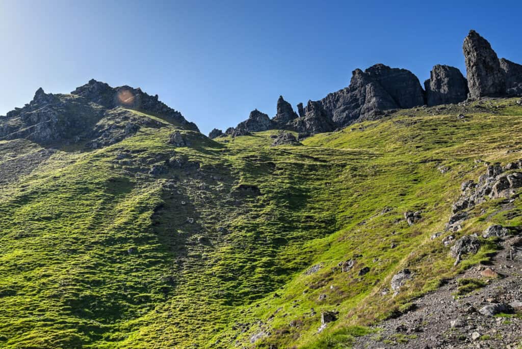 old man of storr trail views