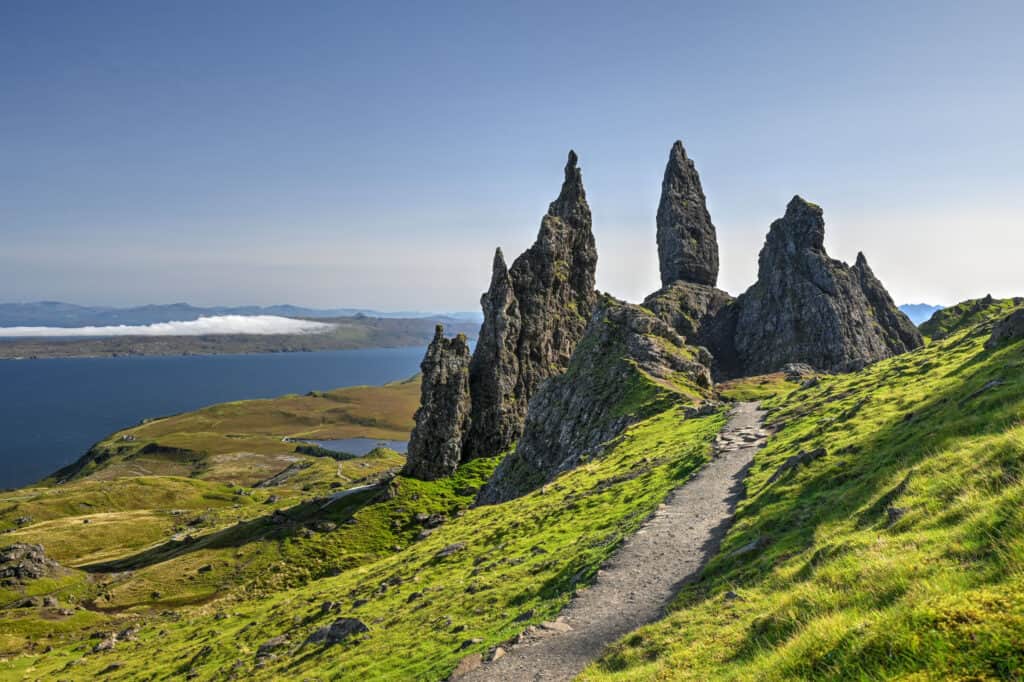 old man of storr hiking trail