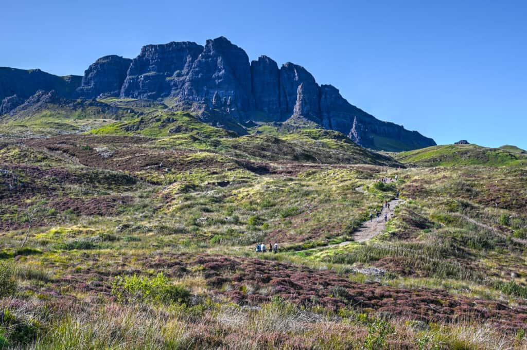 old man of storr trail views