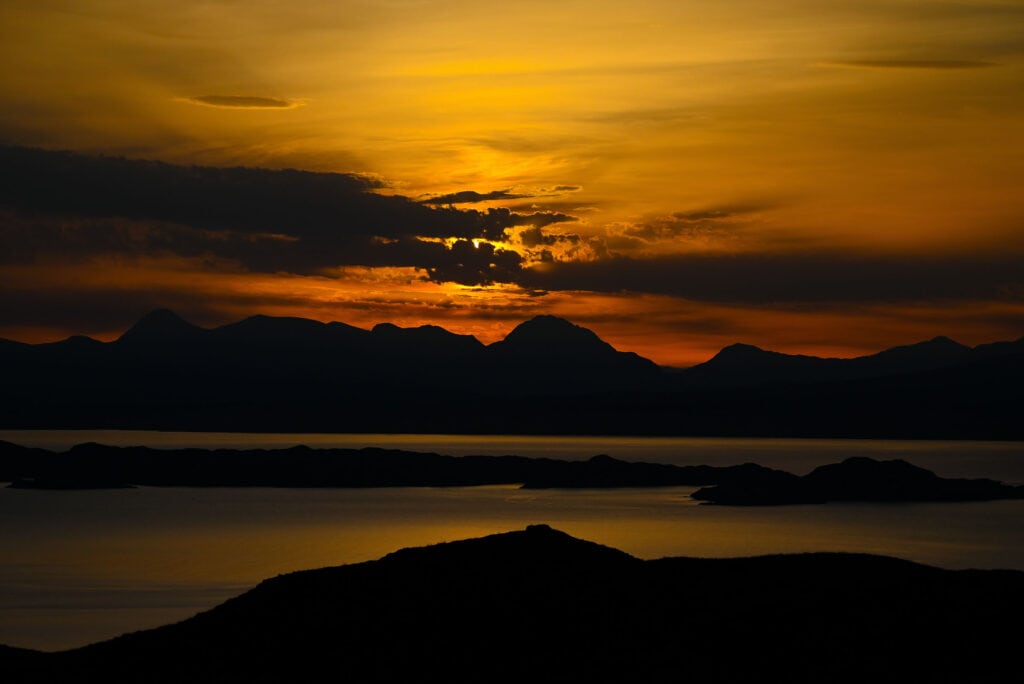 sunrise old man of storr skye