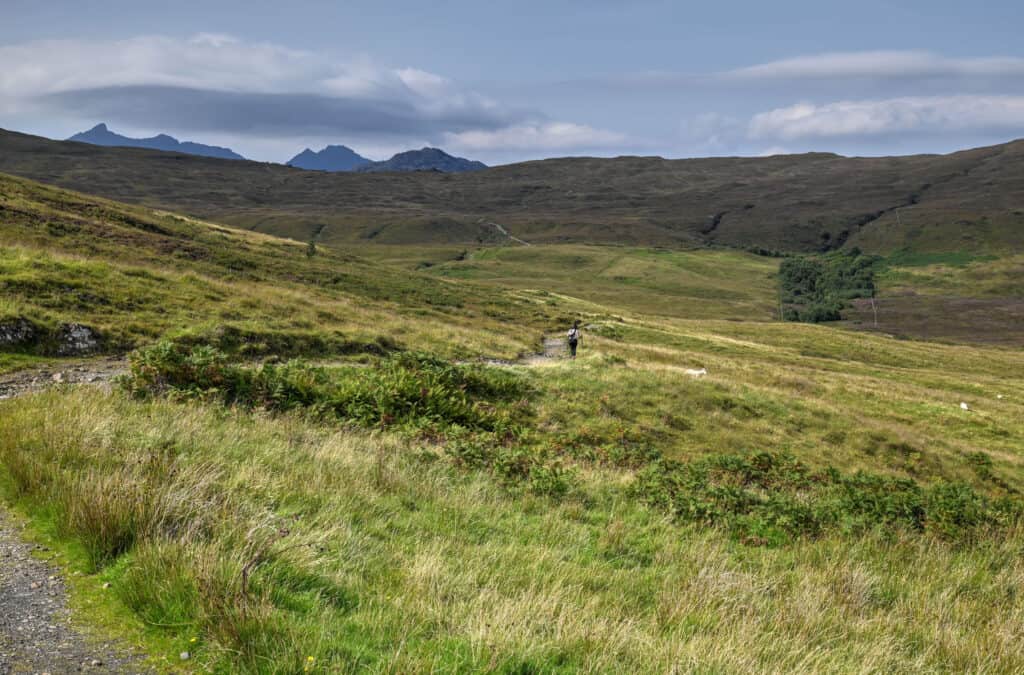 camasunary bay hiking trail on the isle of skye 