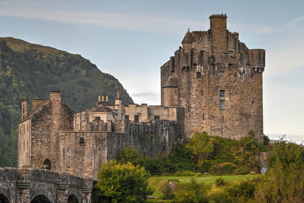 Eilean Donan Castle close up