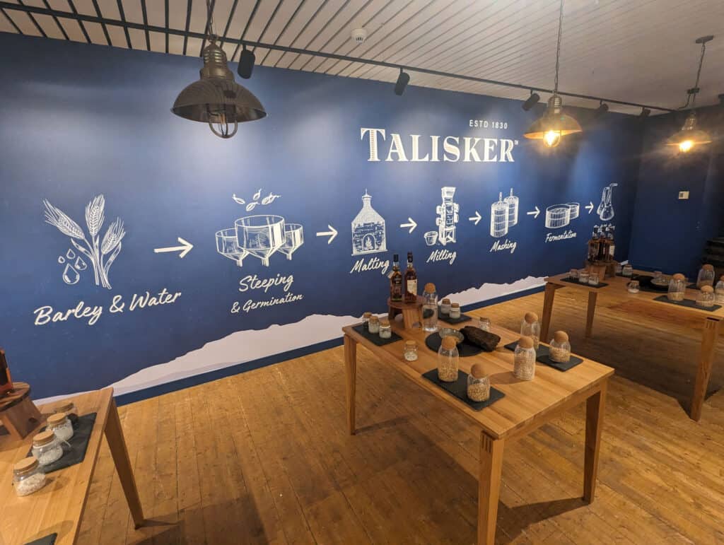 Talisker whisky distillery tour Skye