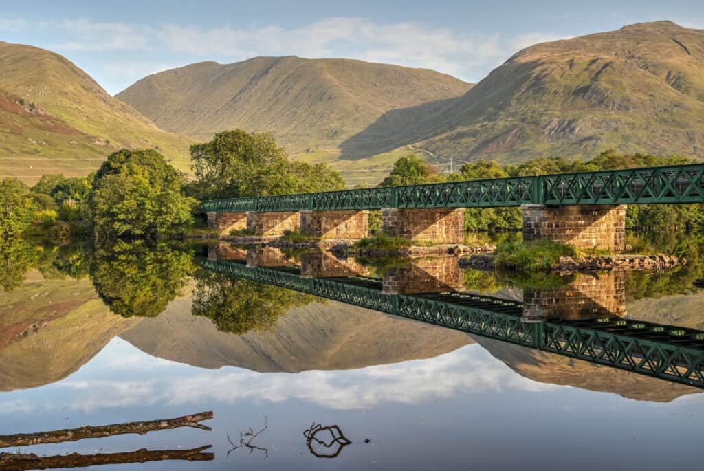 loch awe train bridge scotland