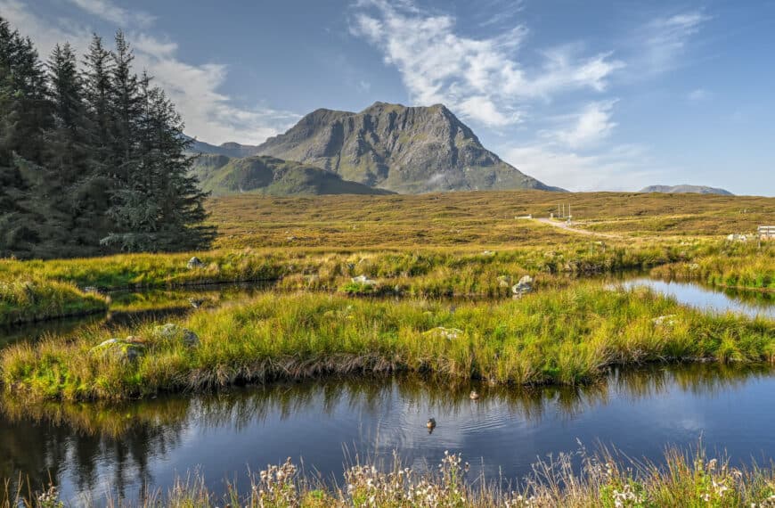 view from Kingshouse hotel, glencoe