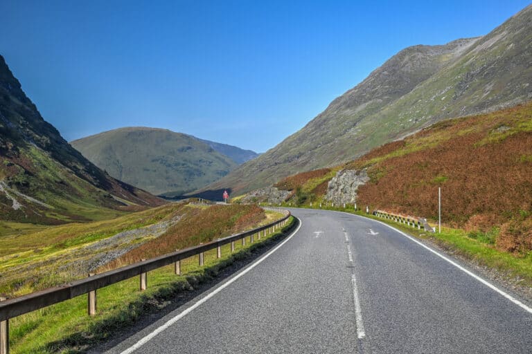 glencoe scotland road