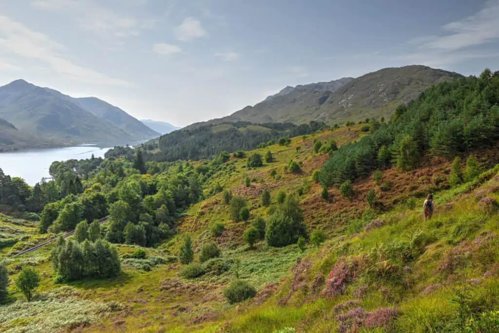 Glenfinnan hiking trails loch shiel