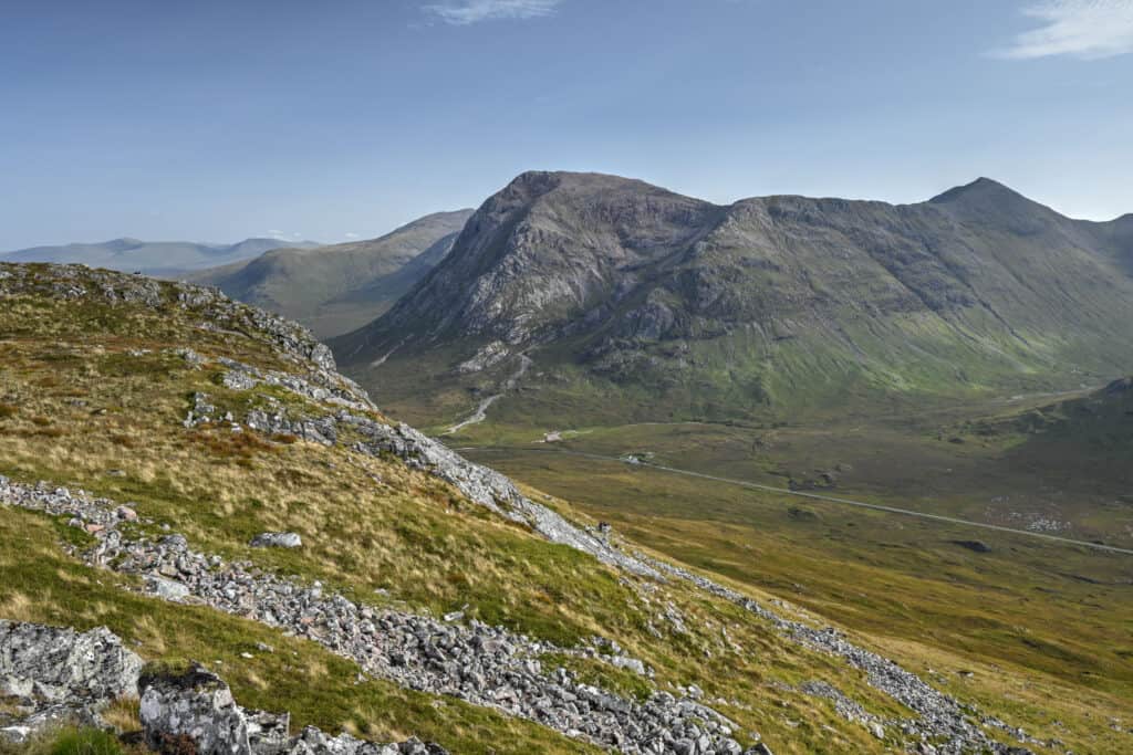 Buachaille Etive Mòr view from Devil's Staircase in Glencoe