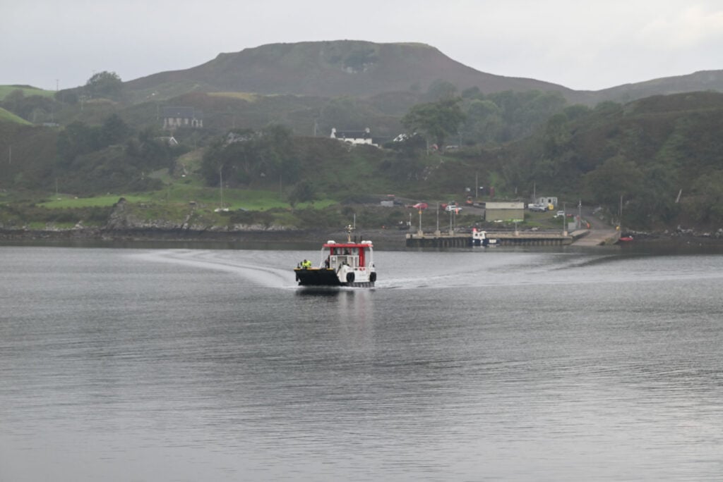 Isle of Kerrera ferry near Oban