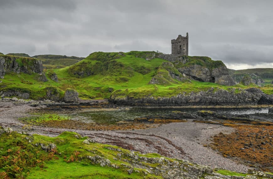 isle of kerrera walking trail gylen castle