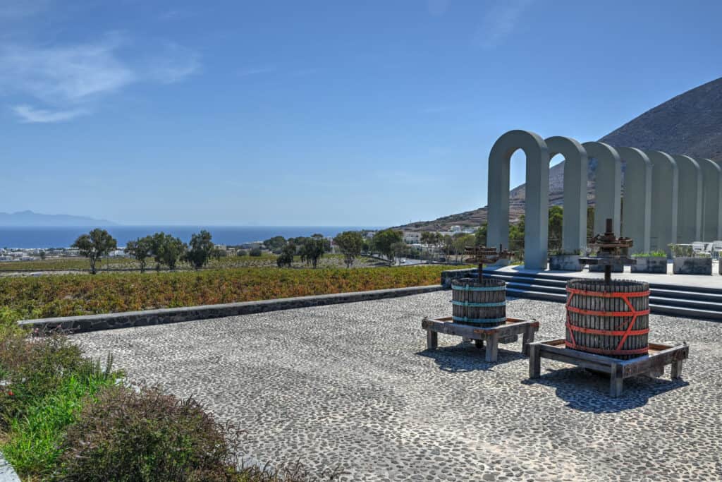 Estate Argyros winery santorini