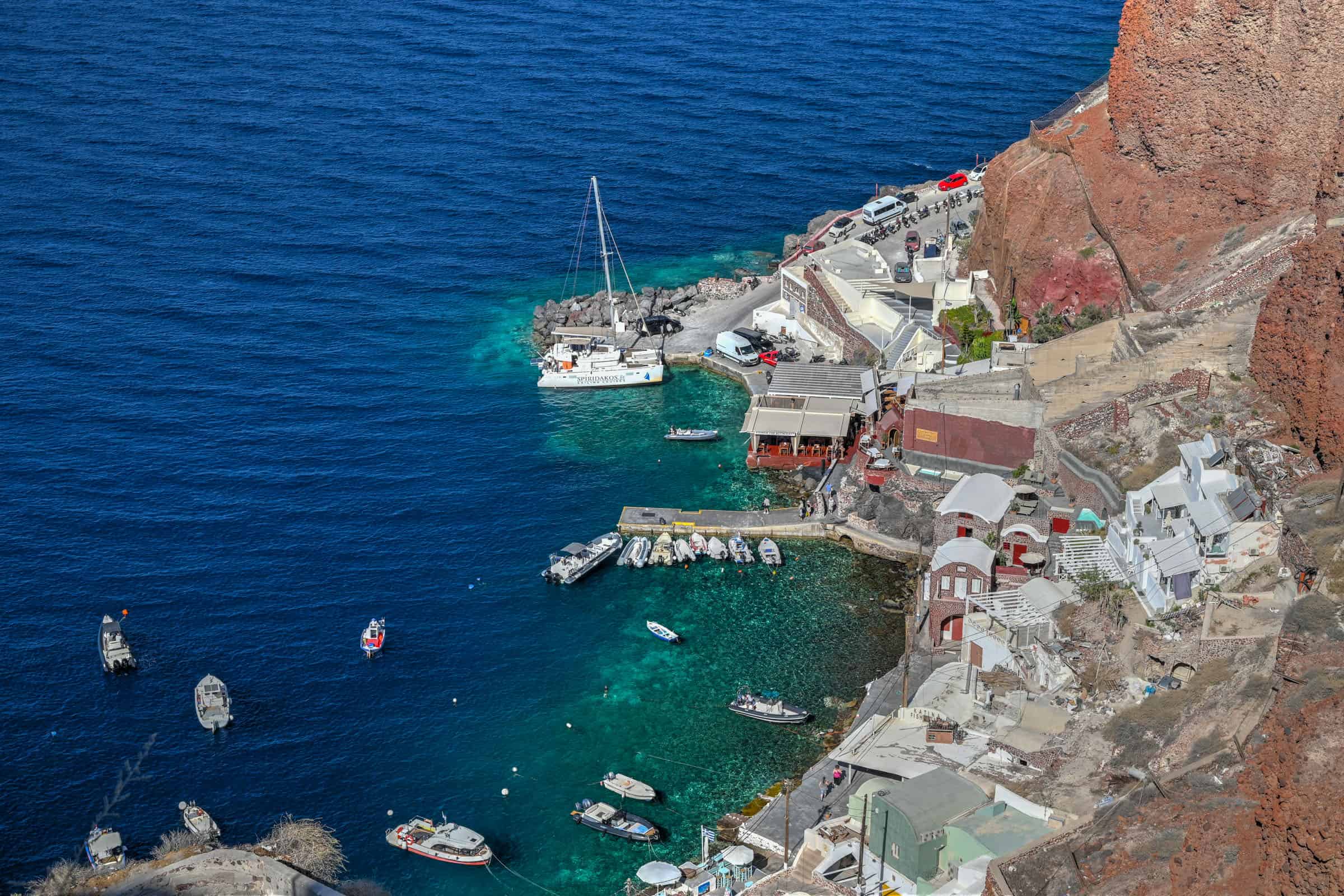 Ammoudi Bay in Oia Santorini