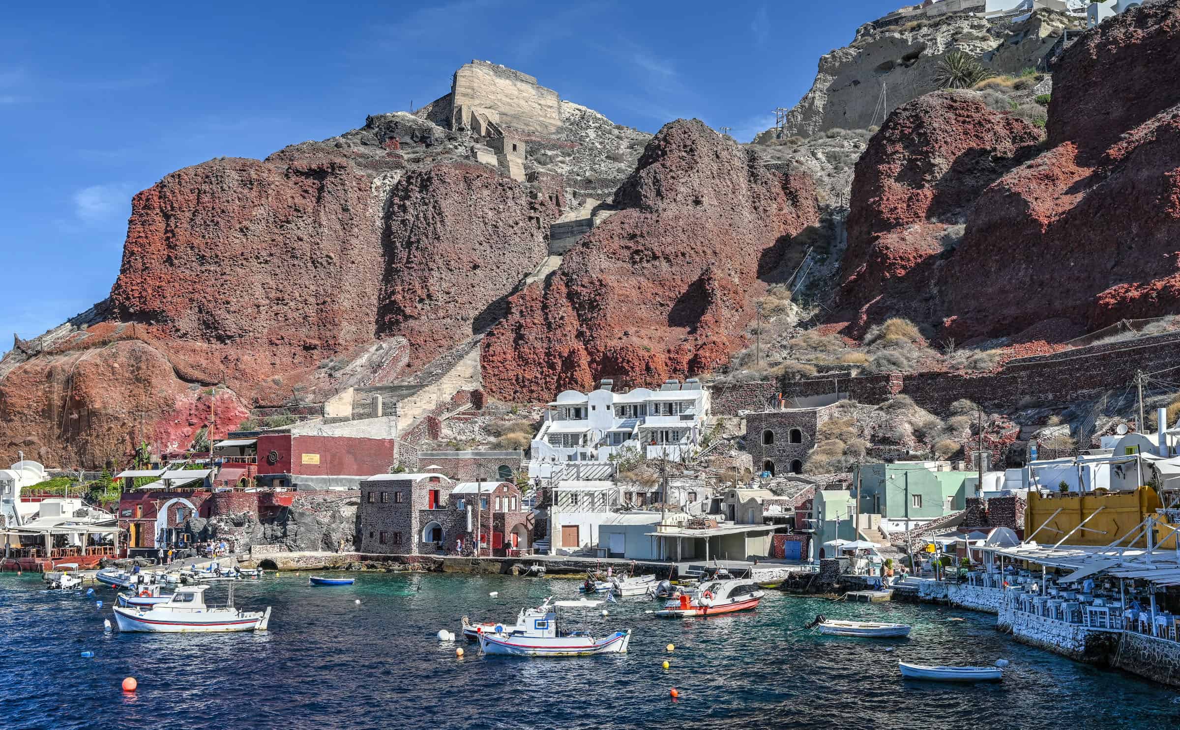 Ammoudi Bay in Oia Santorini