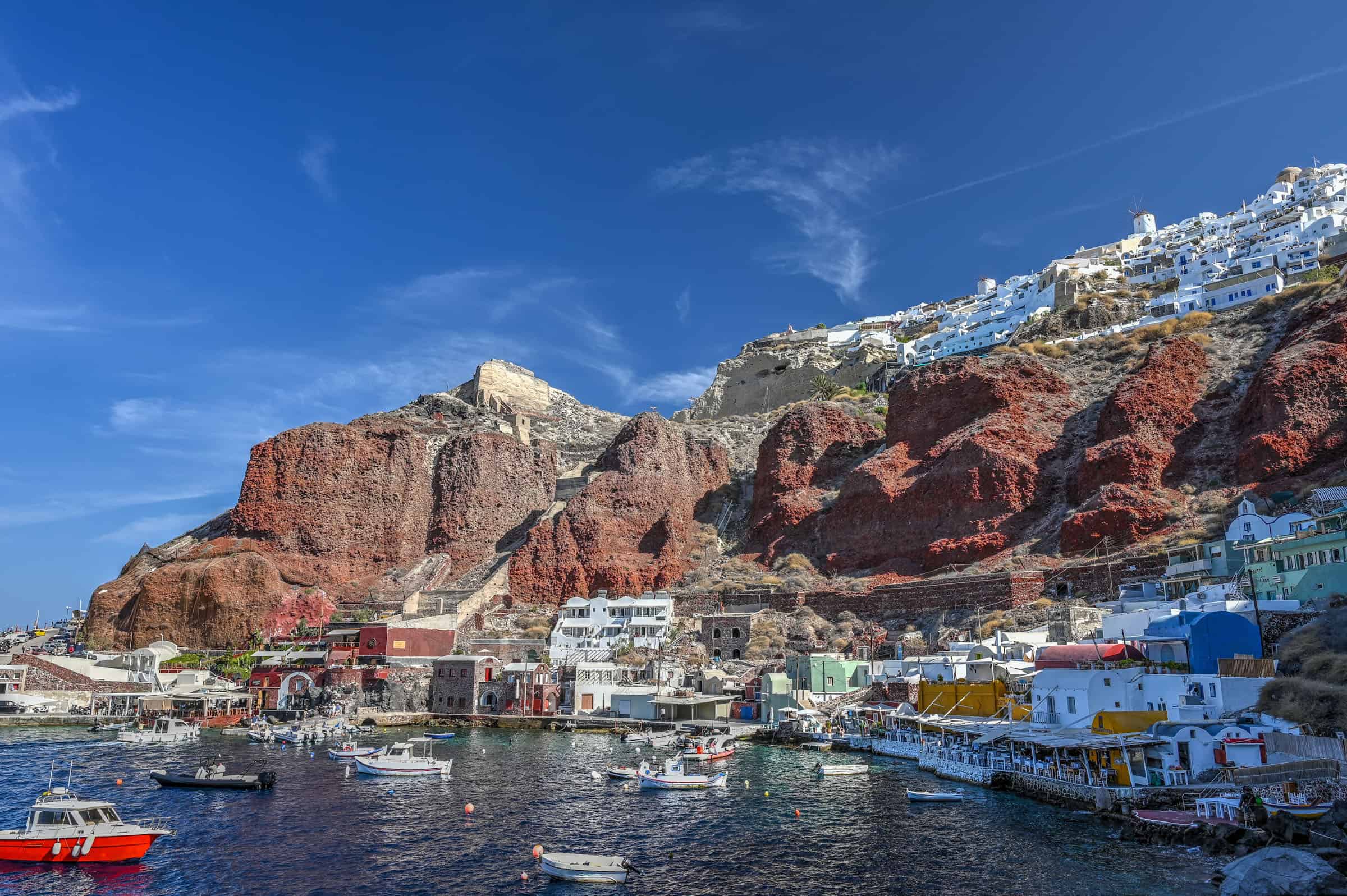 Ammoudi Bay in Oia Santorini