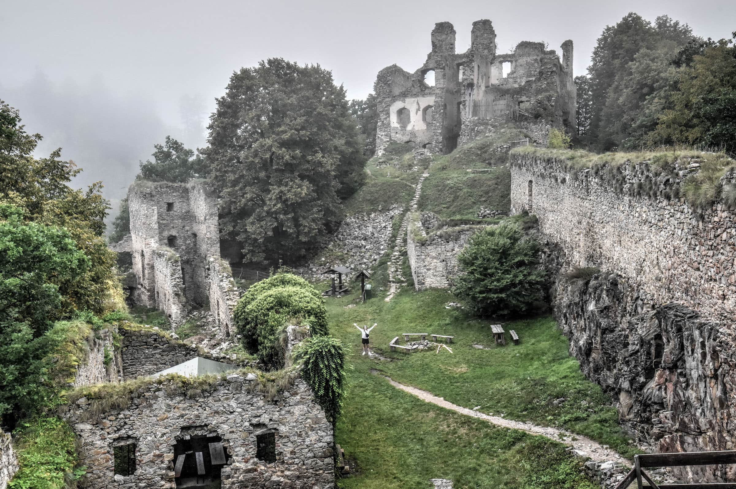 Dívcí Kámen Castle Ruins czechia