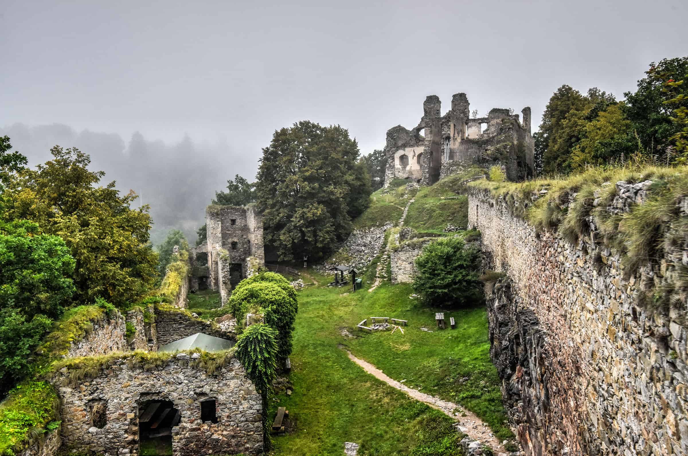 Dívcí Kámen Castle Ruins czech republic