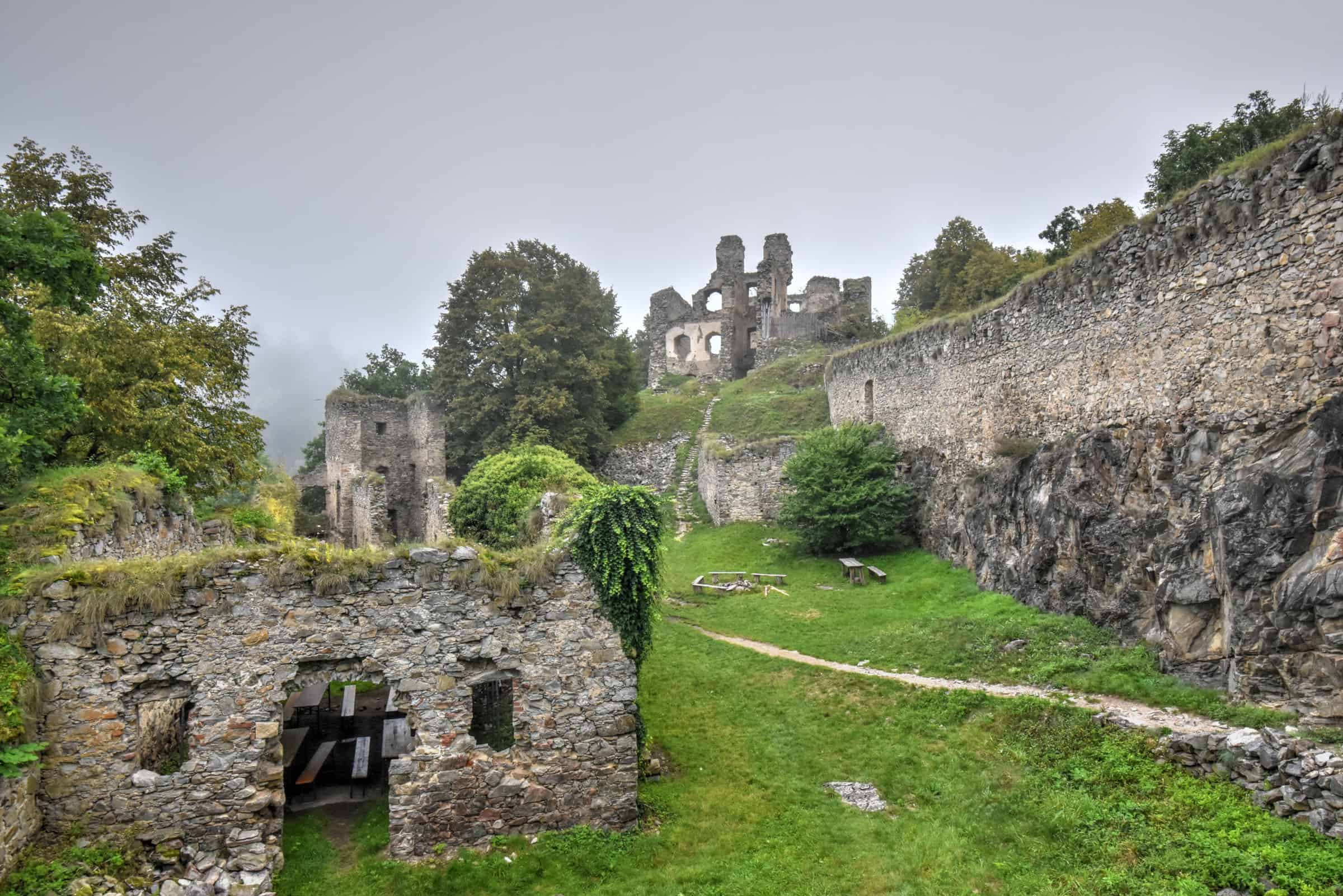 Dívcí Kámen Castle Ruins czechia