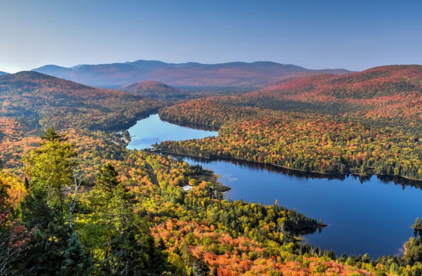 sentier la corniche la coulee parc national mont tremblant autumn