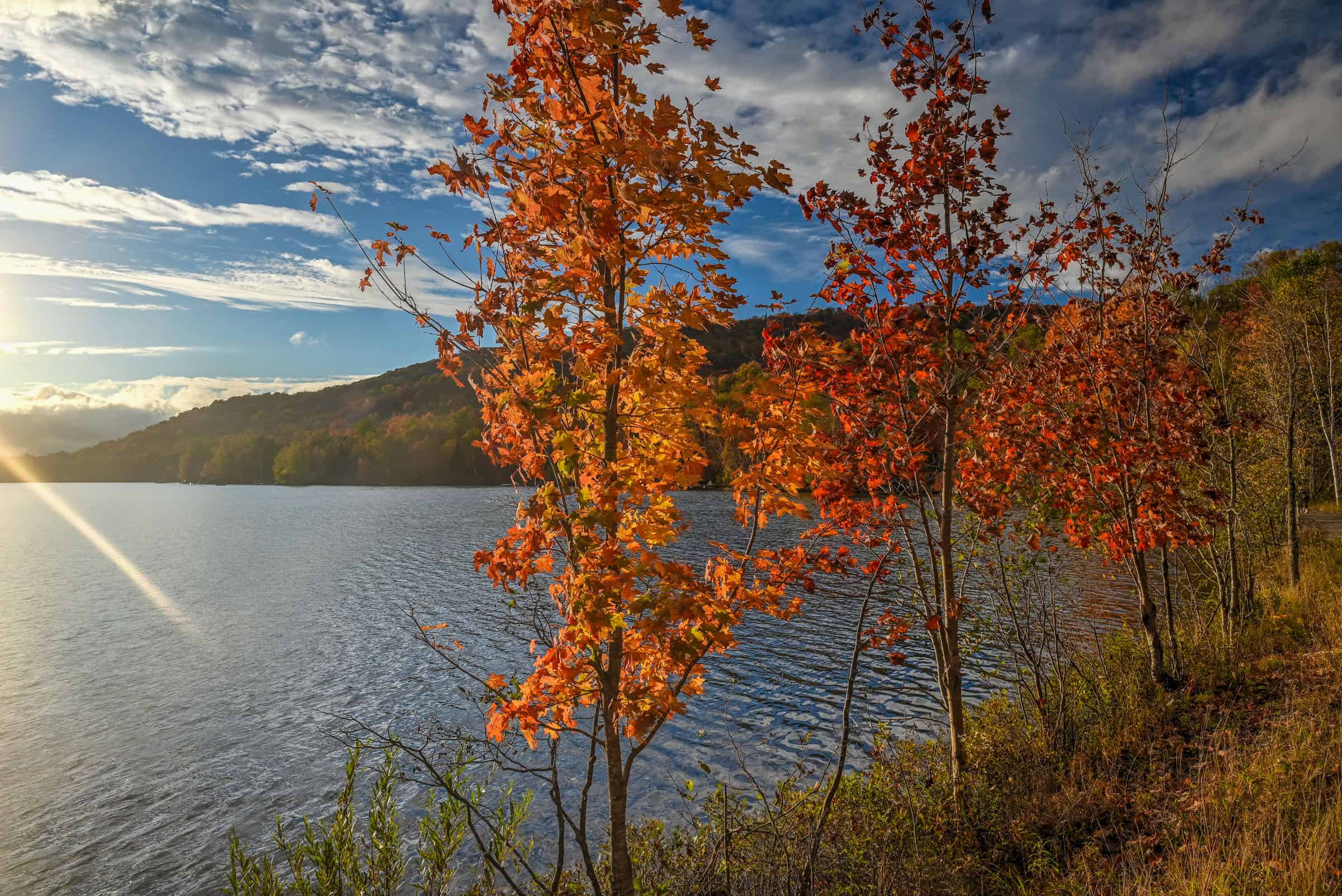 lac mercier trail tremblant automne