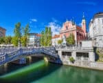 triple bridge ljubljana slovenia